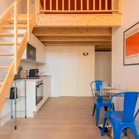 Pour Deux En Mezzanine Avec Petit Balcon 公寓 阿斯克新城